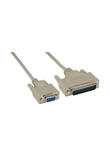 25 Pin 9 Pin Kablo Dişi 9 Pin Erkek 25 Pin Kablo 1.8 Metre