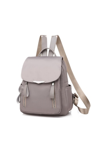 Haki Yogodlns Kadın Oxford Su Geçirmez Omuz Çantası Paketi Kadın Rahat Büyük Kapasiteli Sırt Çantası Haki