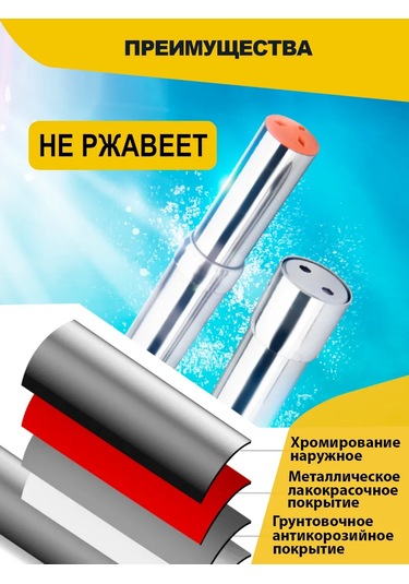 Nice Goods Delme Gerektirmeyen Dolap İçin Teleskopik Çubuk 38-58 327499195 Gümüş