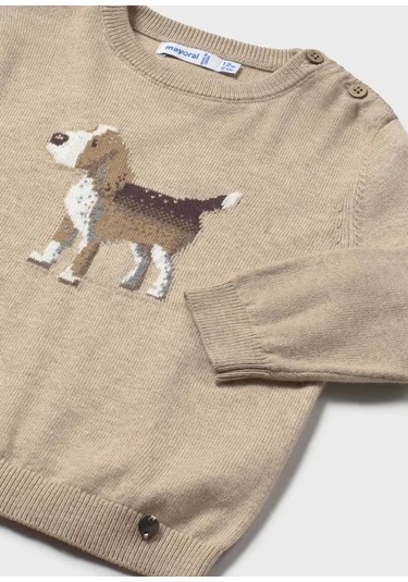 Mayoral Bej Erkek Bebek Kazak 2343 Bej