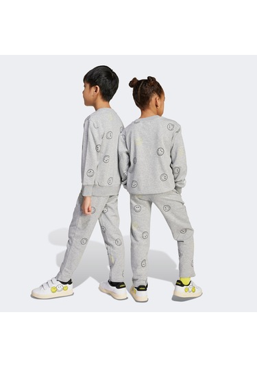 adidas X Smileyworld Çocuk Gri Eşofman Takımı Jn2158 Gri