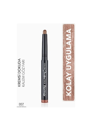 Flormar Color Shadow Asansörlü Kalem Far 007 Golden Brown - 8682536039475