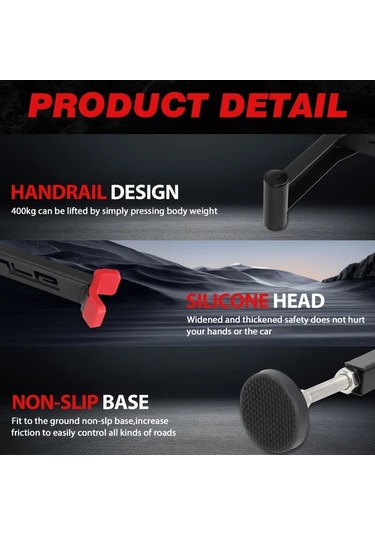 Dashanshop Siyah Motosiklet Tekeri Kaldırma Sehpası - Ön Arka Ayarlanabilir Dirt Pit Supermoto Enduro