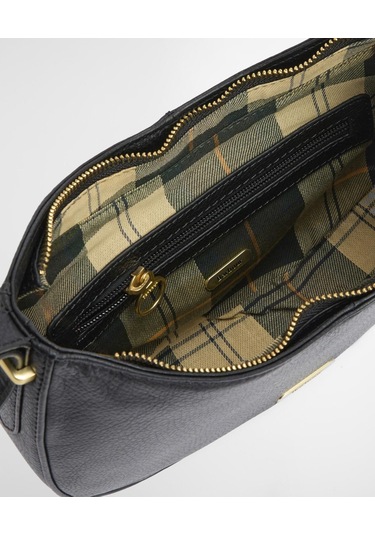 Barbour Sorrel Deri Sling Kol Çantası Bk11 Black Siyah