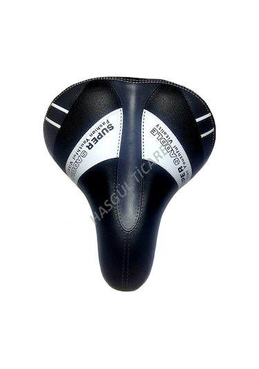 Hsgl Sl28 Spacial Full Yumuşak Konforlu Bisiklet Selesi Siyah-Gri