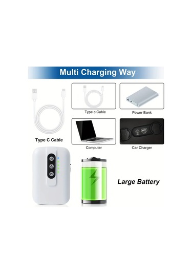 Willowhaven Usb Şarjlı Oksijen Pompası 1 Hava Çıkışlı Pil Dahil Beyaz Balık Tankı Aksesuarı