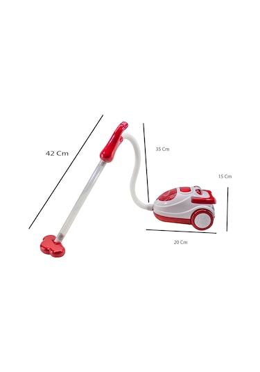 Oyuncak Elektirikli Süpürge Işıklı Sesli Prenses Süpürgesi