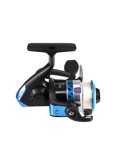 Shineyee Mavi Plastik Bobinli Spinning Makine Seti - 40-180cm Uzunluk Seçenekli Başlangıçcı İçin Olta Takımı Tüm Ekipmanlar Dahil