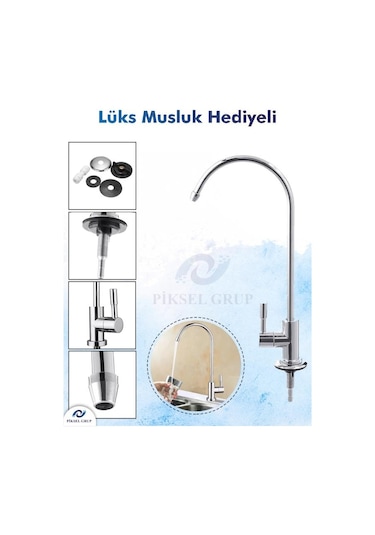 Piksel Aqua 5 Aşamalı Pompasız Açık Kasa Su Arıtma Cihazı
