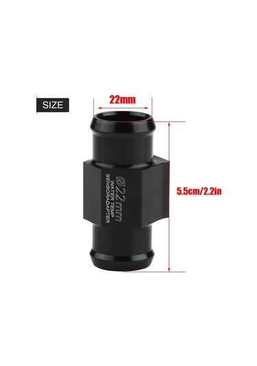 Konesam Motosiklet Evrensel Su Sıcaklığı Sensör Bağlantısı - 22mm Cnc Alüminyum - Soğutma Borusu Montajı - Sağlam Ve Doğru Ölçüm