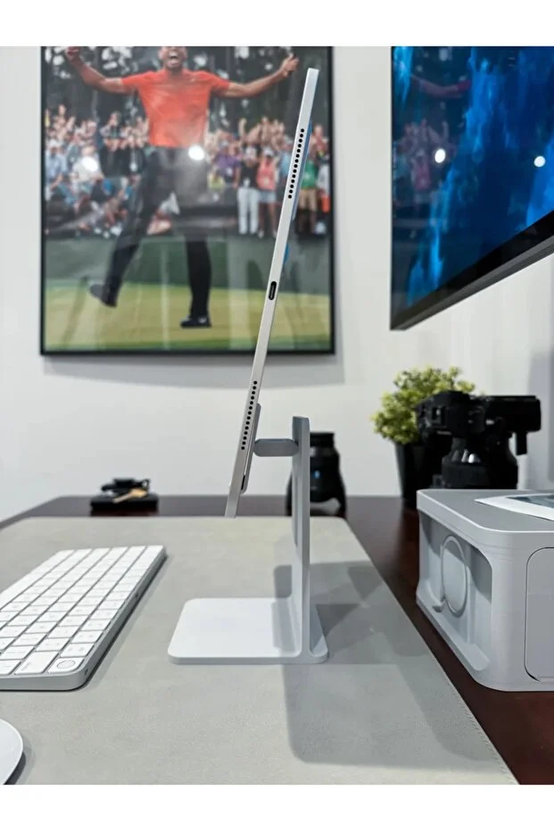Apple Uyumlu iPad Studio Standı Minimal Tablet Çalışma Ve Çizim Standı