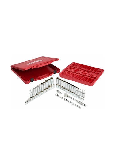 Milwaukee 3/8 Cırcırlı Lokma Anahtar Takımı 56 Parça - 4932464946