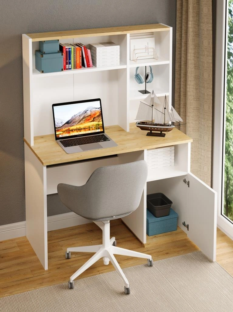 Kuzeylife Legno Çalışma Masası Beyaz