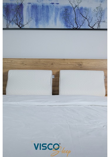 Visco Yastık Velicia Ortopedik Yastık Viskon Kılıf 55x35x12-10 Cm