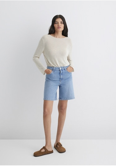 Mavi - Eliana Casual Açık Mavi Jean Şort 1411221-89750 Açık Mavi