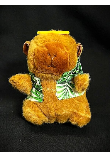 Dükkan Design Capybara Tatilde Peluş Anahtarlık Çok Renkli