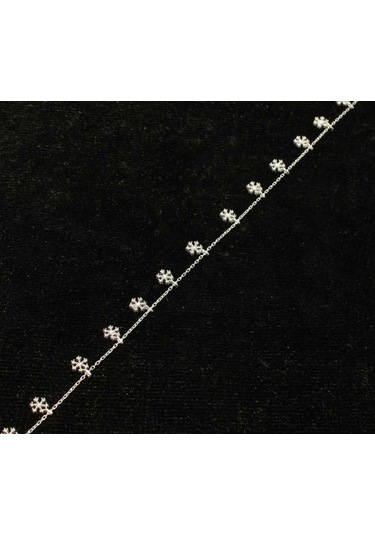 Nusret 925 Ayar Gümüş Kar Tanesi Halhal Gümüş