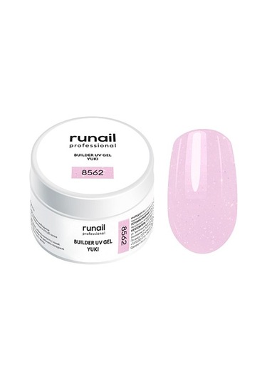 Runail Professional Protez Tırnak Jeli Uv Builder Gel Yki Pembe Lila 15gr. 8562
