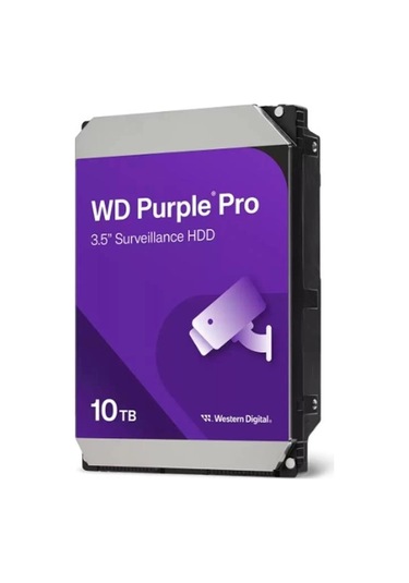 Wd 10tb Purple Pro 512mb 7200rpm Wd102purp Harddisk Resmi Distribitör Ürünü