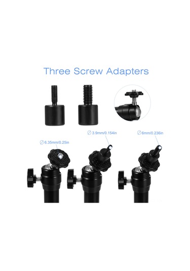 Geeroyoo Siyah Mini Projektör Tavan Tutucu - 90 Eğim & 360 Döndürme, 5kg Yük Kapasitesi, 3 Farklı Vida Adaptörü İle Ev Sineması Uygun