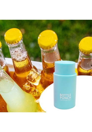 Suntek Piknik Evi İçin Taşınabilir Su Şişesi Kapağı Delme Mavi