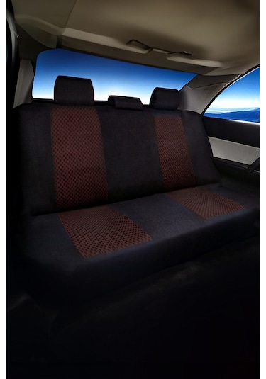 Smrautoaccessory Pam Serisi Oto Koltuk Kılıfı Bordo