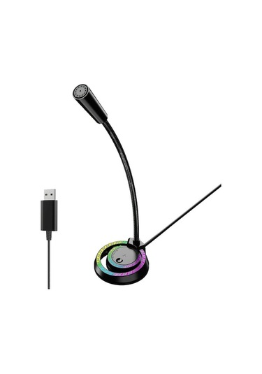 Wondernest Rgb Aydınlatma Efekti Bilgisayar Masaüstü Mikrofonu, Anında Entegrasyon