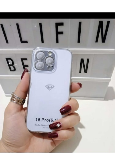 iPhone Uyumlu 15 Pro Max Şeffaf Kılıf Modeli