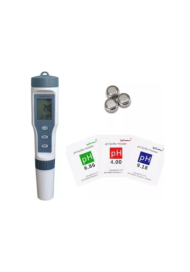 TDS 3 in 1 Ph Sıcaklık Tds Ölçer LED’li Sıcaklık Göstergeli Su Te