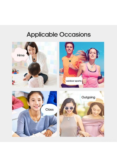 Hangfox Kolye Tipi Taşınabilir Hava Temizleyici: Negatif İyon Salıveren, 6m İyon Konsantrasyonu, 24 Saat Kullanim Süresi, Beyaz Ev/araç/uçak