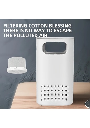 Honeybeeshop Beyaz 2025 Yeni Tak Çalıştır Hava Temizleyici Oda Araba Ve Yurtlar İçin Koku Duman Temizleme