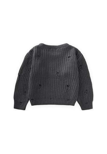 Selanik Triko Kazak 2-8 Yaş Antrasit Antrasit