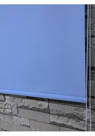 Mavi Renk Mat Stor Perde Alüminyum Kasa Tüm Ölçülerde