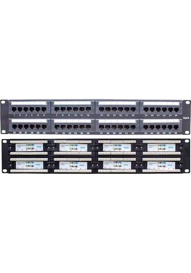 Powermaster Pm-18501 48 Port Utp Cat6 Patch Panel