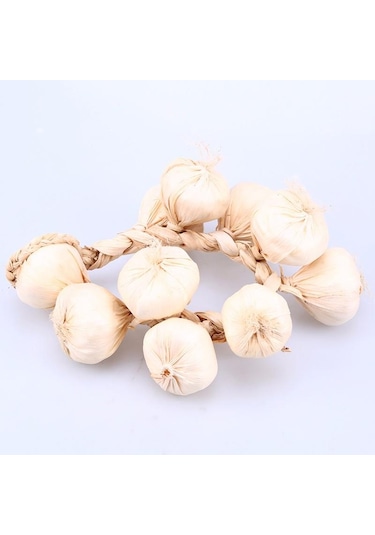 Yapay Sarımsak Salkımı Süs Sahte Sarımsak Yapay Meyve Sebze