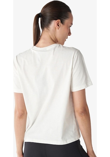Hummel Hmlt-ic İcona Regular Kadın Beyaz T-shirt 911867-9003 Beyaz