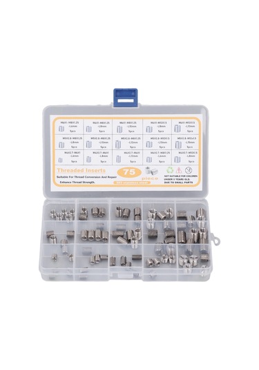 75 Parça Diş Tamir Seti Somunlar Kaiyi Standart