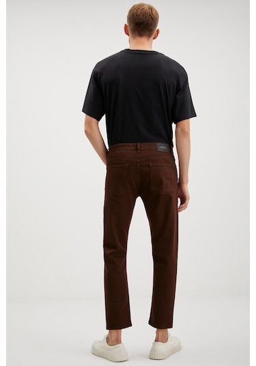 Antonıa Erkek Tappared Fit Boru Paça Kalın Dokulu Esnek Yapılı Magic Denim Kot Acı Kahve Jeans Antonıa Erkek Tappared Fit Boru Paça Kalın Dokulu Esnek Yapılı Magic Denim Kot Acı Kahve Jeans