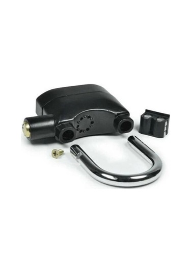 İpek Yıldızı Desibel Siyah Alarmlı Çok Fonksiyonlu Ekstra Güvenlikli Kare Asma Dolap Kilidi