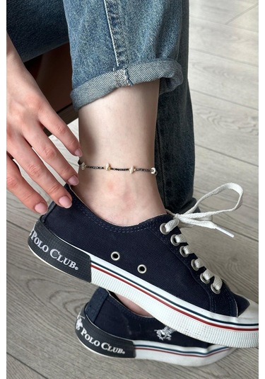 Doğal Barok İncili Dorikalı Spinel Taşlı Kadın Halhal Gümüş