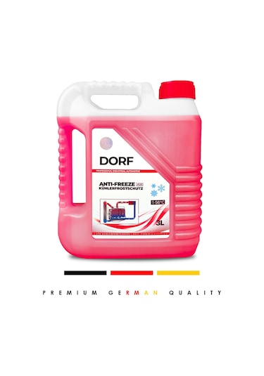 Dorf Germany Kırmızı Antifriz Dört Mevsim - 3 Lt