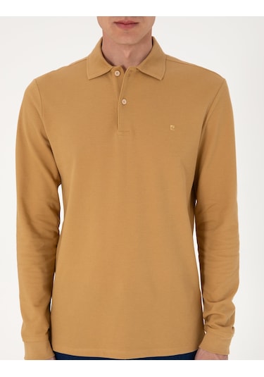 Pierre Cardin Erkek Camel Sweatshirt 50314048-vr015 Camel