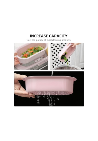 Moveevo Pembe Genişletilebilir Lavabo Süzgeci - Bölmeli Su Çıkarma Tasarımı, Havlu Asma Çubuğu, Evcil Ve Dayanıklı Pp Malzeme Pembe Moveevo Pembe Genişletilebilir Lavabo Süzgeci - Bölmeli Su Çıkarma Tasarımı, Havlu Asma Çubuğu, Evcil Ve Dayanıklı Pp Malzeme Pembe