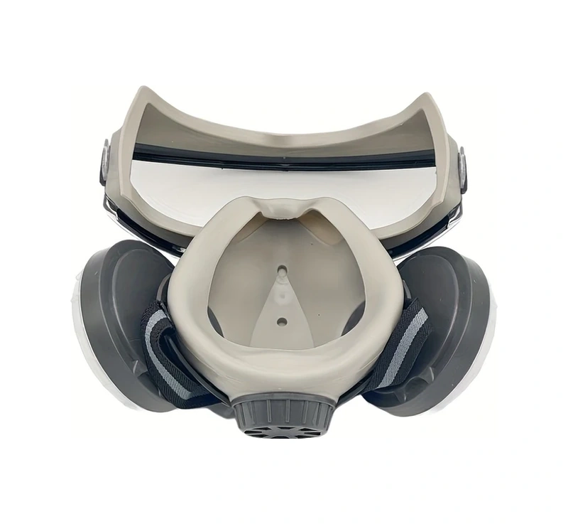 Willowhaven Toz Maskesi Yeniden Kullanılabilir Tam Yüz Koruyucu Maske Gözlüklü Endüstriyel Sprey Boya