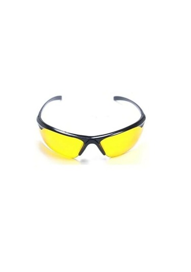 Mobgift Anti Far Yarım Çerçeve Unisex Gece Görüş Gözlüğü Siyah -