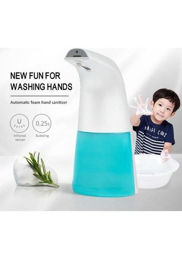 Dancemonkey Usb Şarjlı Kızılötesi Köpük Sabunluk, 250ml, Dokunmatiksiz, Çok Renkli Çok Renkli