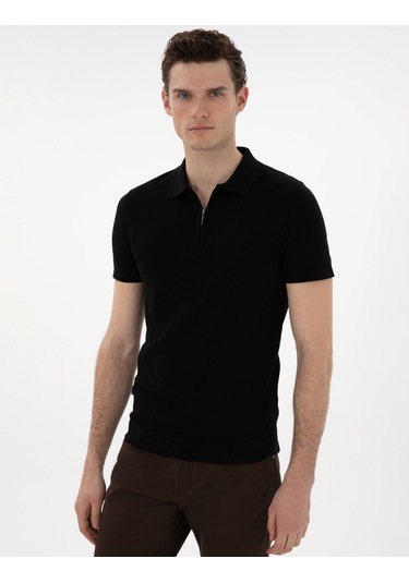 Pierre Cardin Erkek Siyah Kazak /triko 50303605-vr046 Siyah