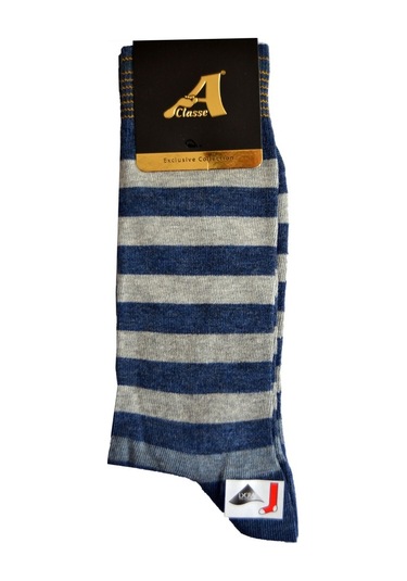 A Classe Çizgili Erkek Çorap