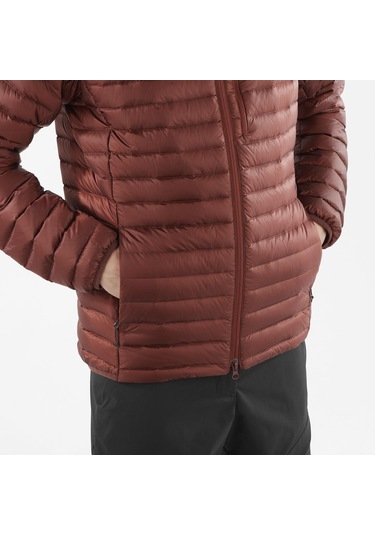 Salomon Elıxır Mıcro Down Erkek Outdoor Montu Rum Raısın Lc2292300 Bordo