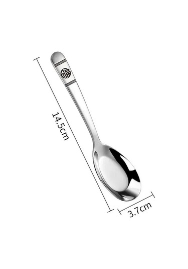 Pazly Paslanmaz Çelik 3'lü Yemek Kaşığı Seti - Gümüş Rengi, Dayanıklı Ve Şık Masa Ürünü Gümüş